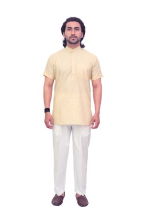 Short Kurta for Men in Vibrant Colors – Casual & Ethnic Wear