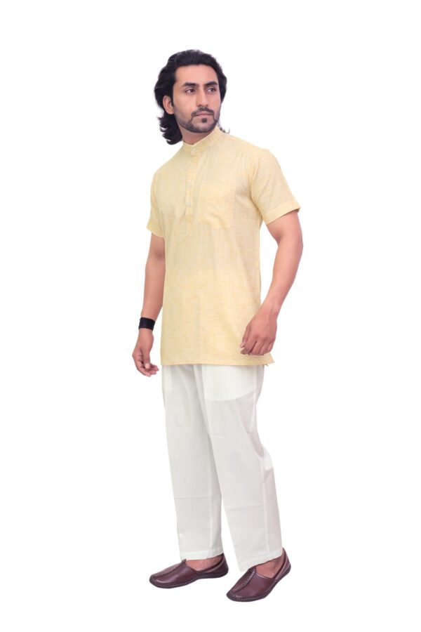 Short Kurta for Men in Vibrant Colors – Casual & Ethnic Wear