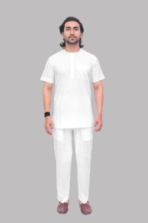 Colored Cotton Short Kurta for Men – Multiple Colors
