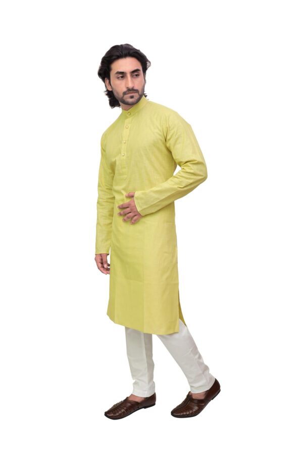 Men’s Colored Cotton Kurta – Traditional & Festive Wear