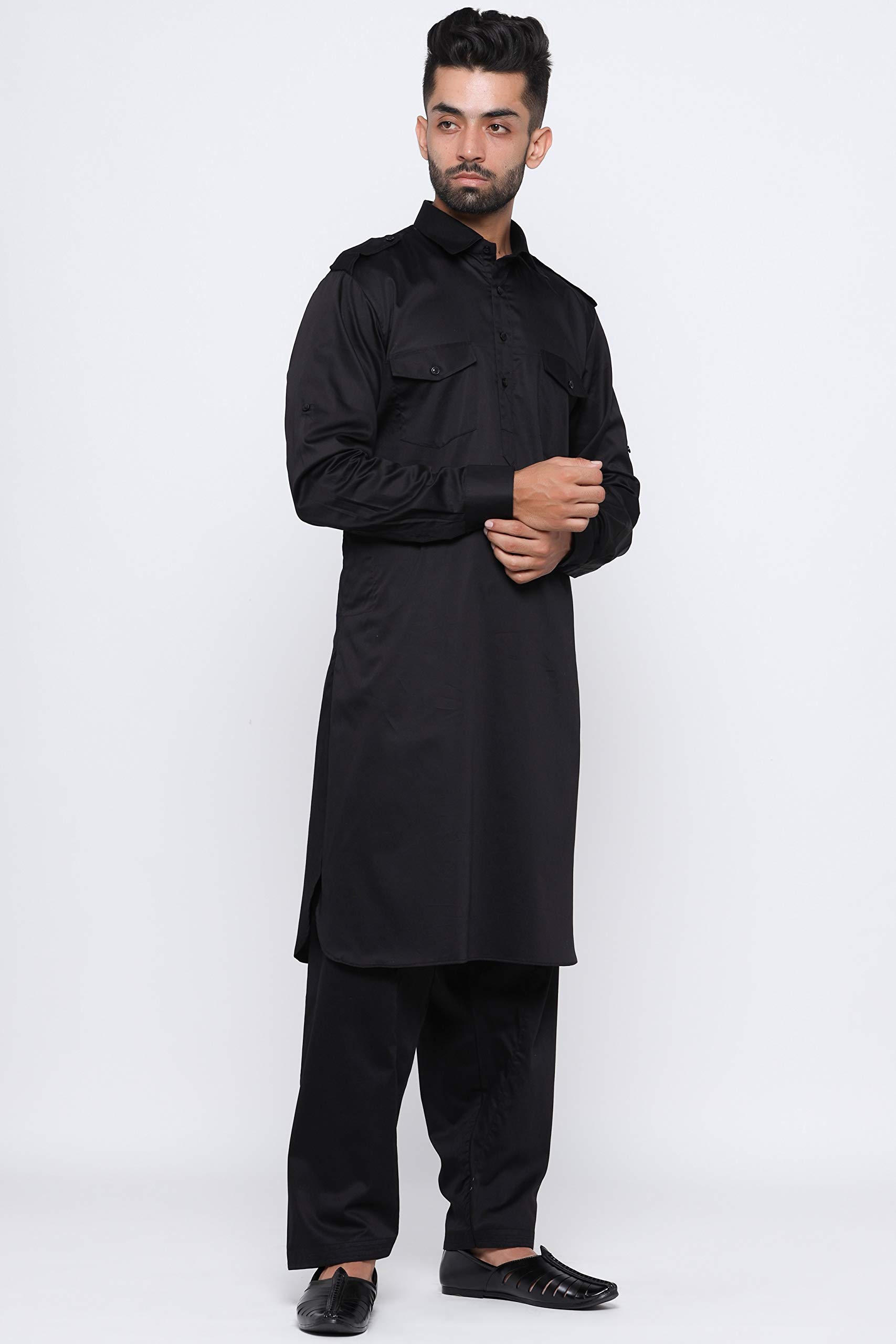 Men’s Pathani Suit | Traditional Ethnic Wear with Shoulder Loops & Foldable Sleeves 14 Men’s Pathani Suit | Traditional Ethnic Wear with Shoulder Loops & Foldable Sleeves