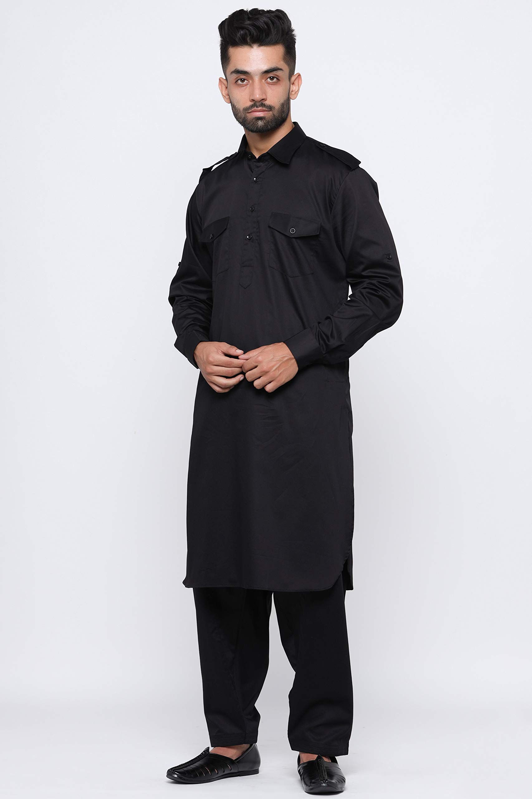 Men’s Pathani Suit | Traditional Ethnic Wear with Shoulder Loops & Foldable Sleeves 15 Men’s Pathani Suit | Traditional Ethnic Wear with Shoulder Loops & Foldable Sleeves
