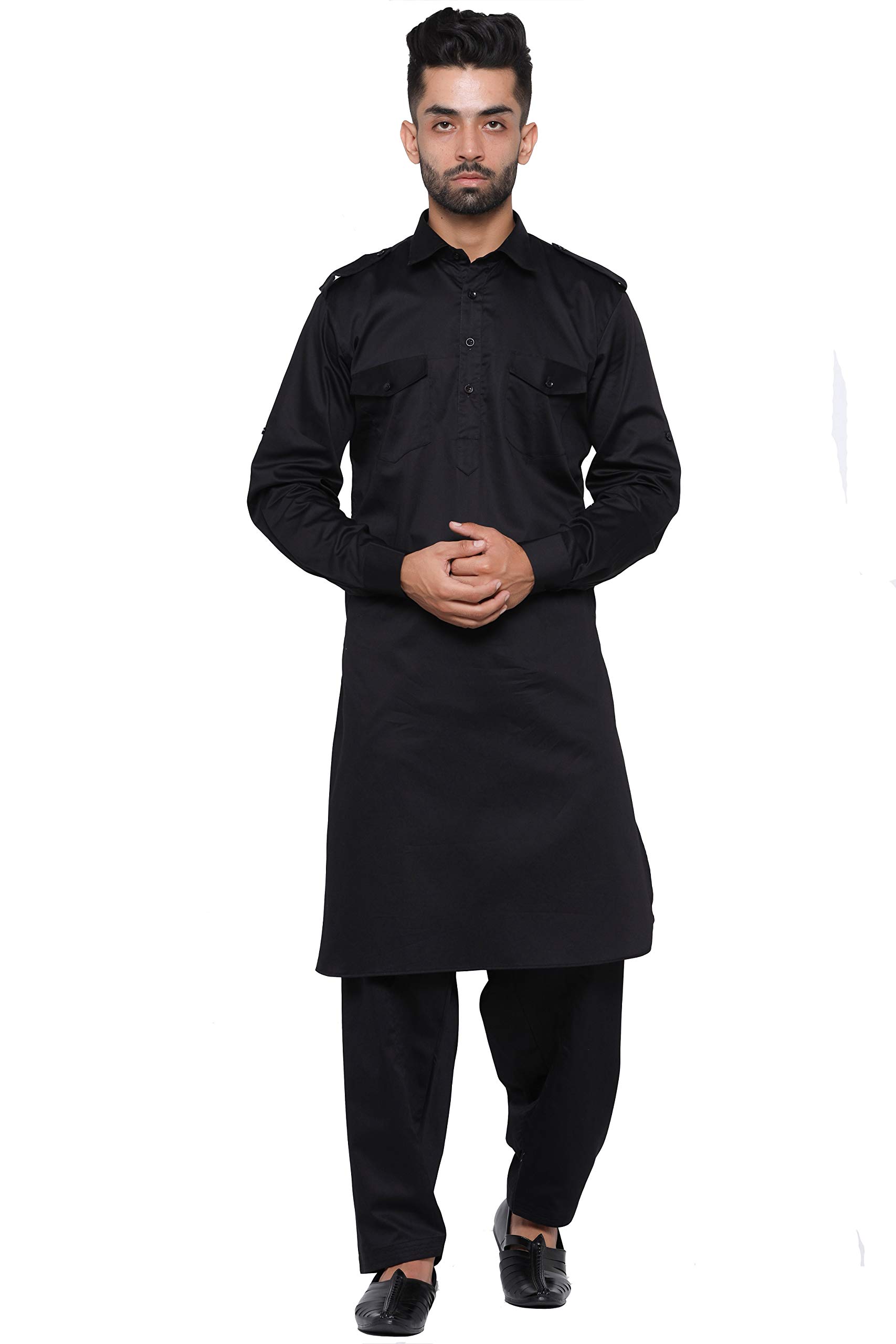 Men’s Pathani Suit | Traditional Ethnic Wear with Shoulder Loops & Foldable Sleeves 12 Men’s Pathani Suit | Traditional Ethnic Wear with Shoulder Loops & Foldable Sleeves